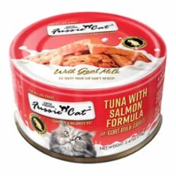 Fussie Cat Tuna & Salmon in Goat's Milk 2.47oz
